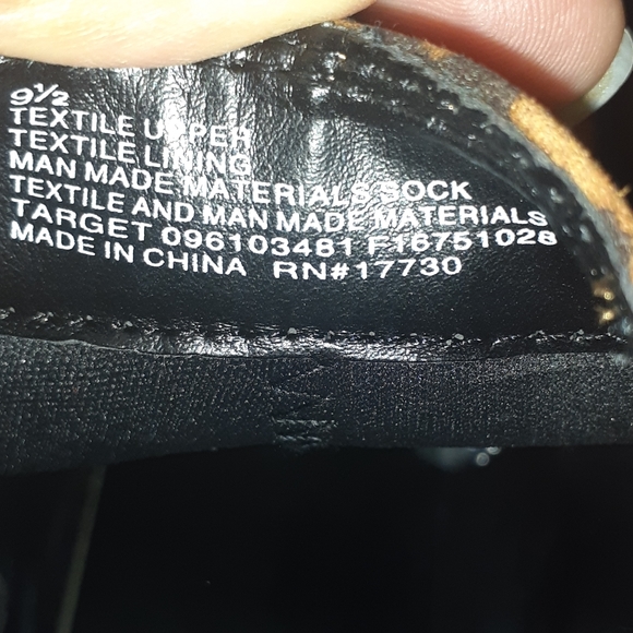 NWT A new day Brown Leopard Print Bootie Sz 9 1/2 - Picture 11 of 11